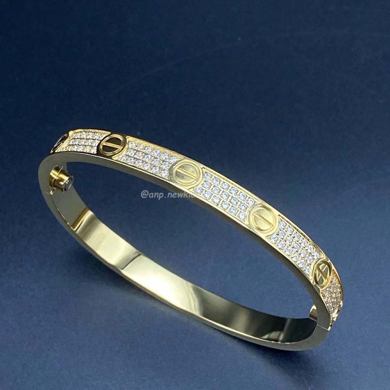 Cartier Bracelet Wide Version Full Sky Star Gold Rose Gold Platinum (2) - www.newkick.vip